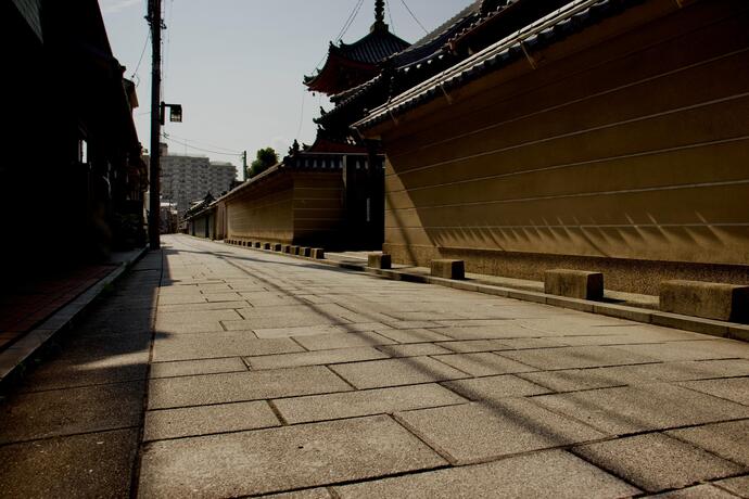 寺町周辺の景観道路
